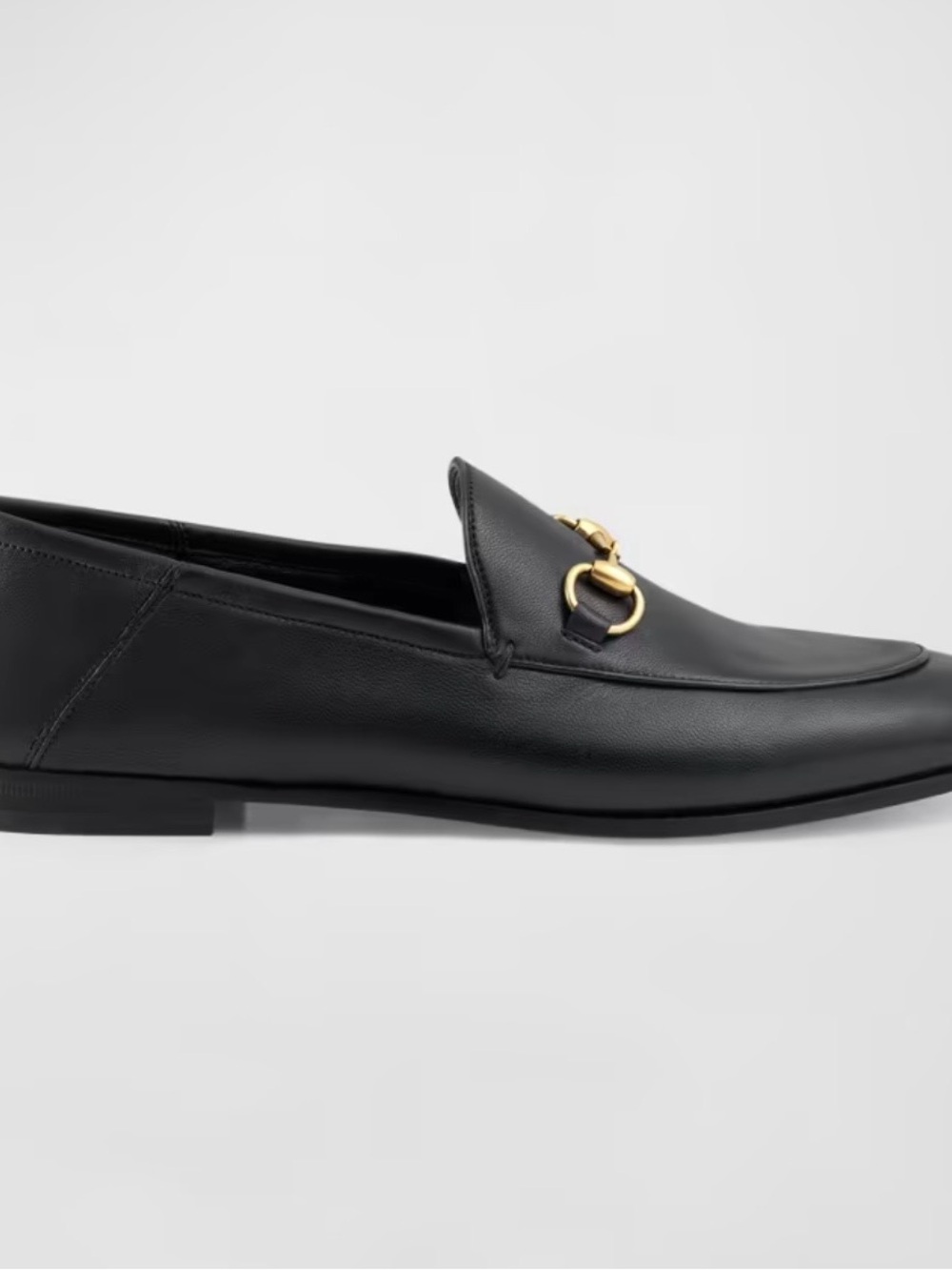 Gucci Brixton Leather Horsebit Convertible Loafers 37.5 - Picture 2 of 12